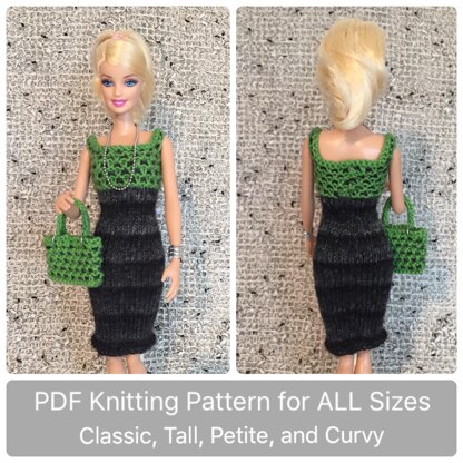 Curvy Barbie Checked Dress All Sizes