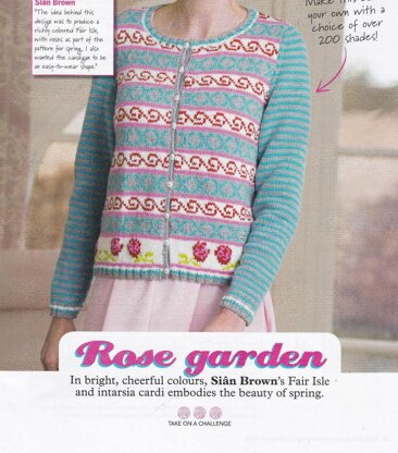 Rose Fairisle Cardigan