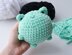 Crochet plush Frog pattern