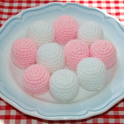 Crochet Pattern for Marshmallows / Sweets - Crochet Candy
