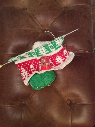 Christmas dishcloth and towel #2