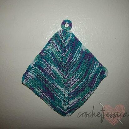 Reverse Mitered Potholder