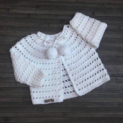 Lucy Baby Cardigan Set