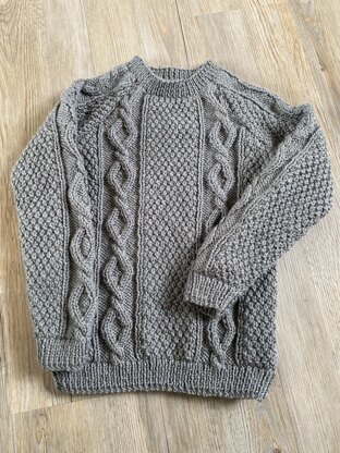 Aran Cable Boy’s Jumper