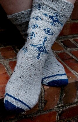 Winter Eyes Socks