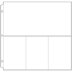 We R Memory Keepers We R Ring Photo Sleeves 12"X12" 10/Pkg - (3) 6"X4" & (1) 6"X12" Pockets