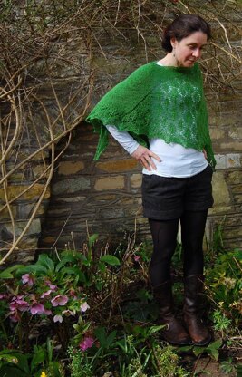 Verdant shawl