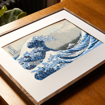 DMC The British Museum - The Great Wave, Katsushika Hokusai Large - 36cm x 26cm