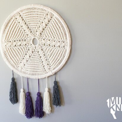 Cable Star and Tassels Wall Hanging (2015023)