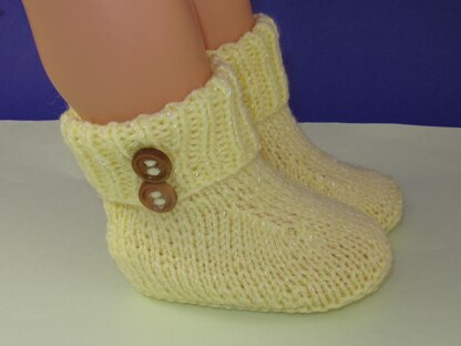 Easy Baby 2 Button Booties