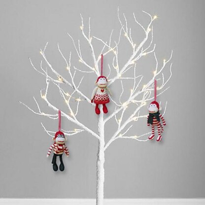 Mini Monkeys Christmas Ornament