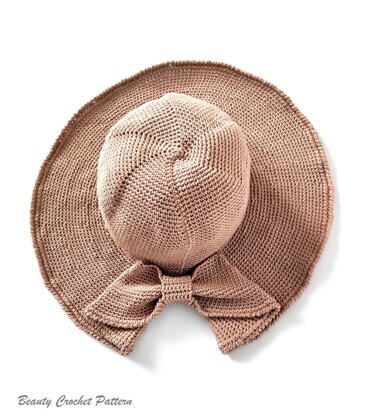 Sun Floppy Hat with Bow