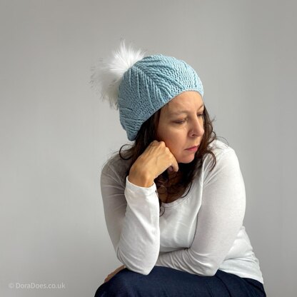 Falling pines slouchy beanie