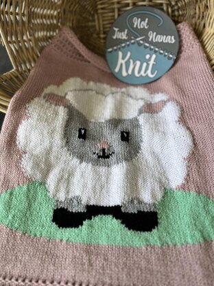 Lamb Baby Blanket