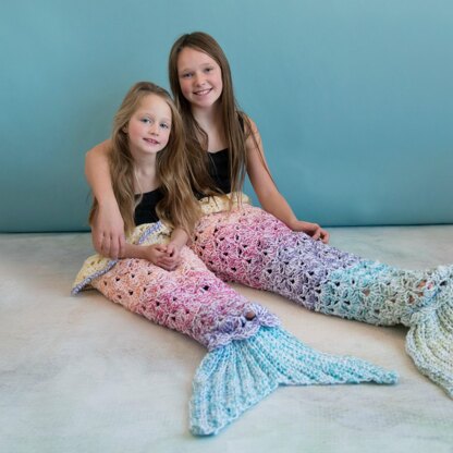 Rainbow Sparkle Mermaid Blanket