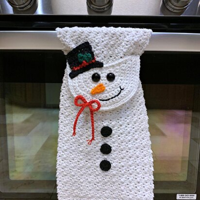 Snowman Kitchen Towel