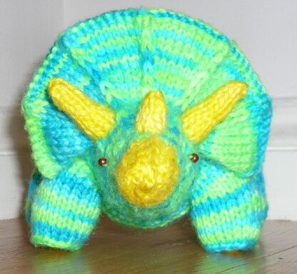 Knitted Triceratops