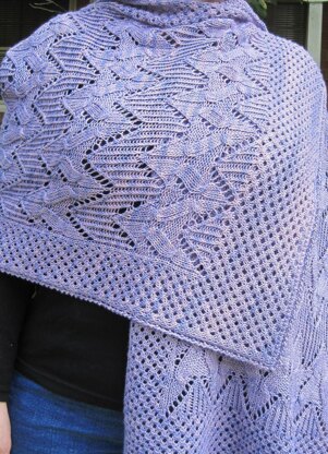 Koga Cable Lace Shawl