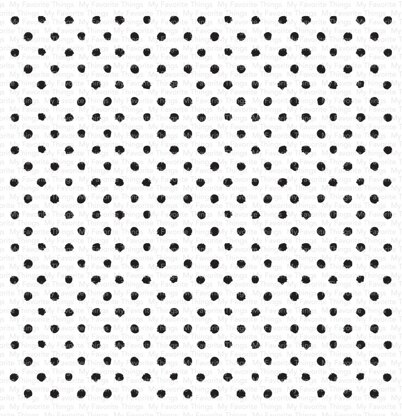 My Favorite Things Background Cling Rubber Stamp 6"X6" - Splotchy Dots