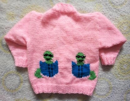 Bookworm Baby Cardigan