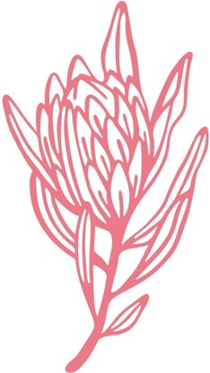 Uniquely Creative Metal Dies - Protea Bloom