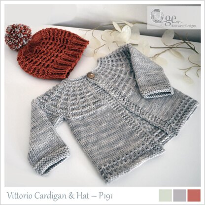 Vittorio Cardigan & Hat – P191