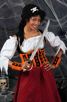 Halloween Wench in Red Heart Super Saver Economy Solids - LW3271