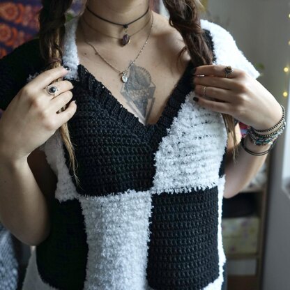 Wednesday Addams Inspired Vest