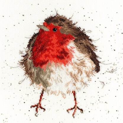 Bothy Threads Jolly Robin Cross Stitch Kit - 26cm x 26cm