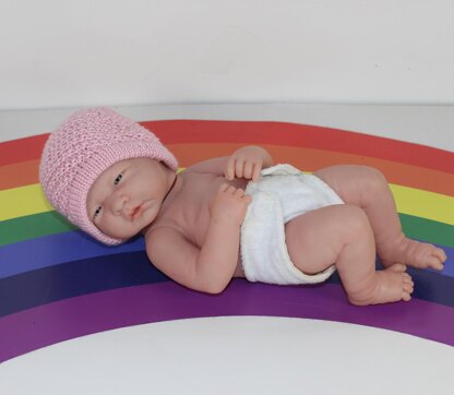 Preemie Baby Swirl Ski Beanie Hat