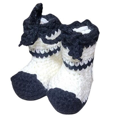 Astronaut Baby Booties