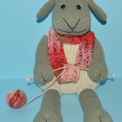 Lola Lamb-Bert The Knitting Sheep - knitting pattern