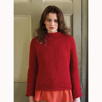 Estella Jumper - Knitting Pattern for Women in Debbie Bliss Paloma