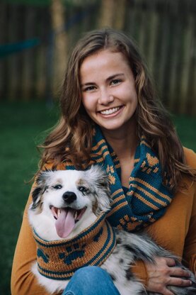 Dog infinity cheap scarf