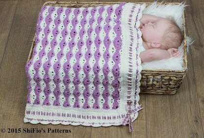 Highland Heather Blanket Crochet Pattern #304