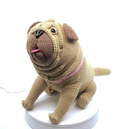 Pug Dog crochet pattern