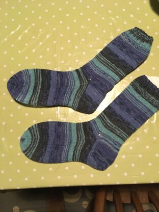 First ever socks knitted