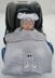 Elephant Hooded Baby Car Seat Blanket