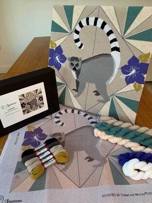 Appletons Lemur Tapestry Kit - 45cm x 45cm