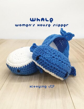 Whale Women's House Slipper