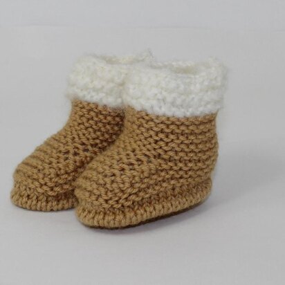 Chunky Baby Fur Top Booties