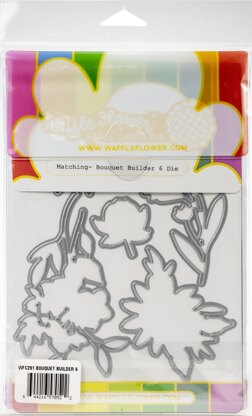 Waffle Flower Crafts Waffle Flower Stamp & Die Set - Bouquet Builder 6