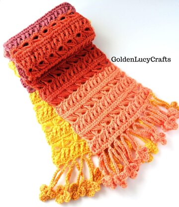 Sunset Flame Scarf
