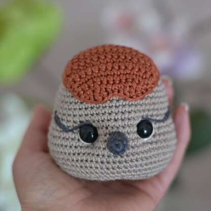 Crochet sparrow