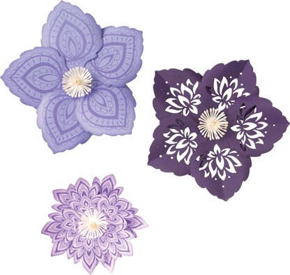 Sizzix Framelits Die & Stamp Set By David Tutera 6/Pkg - Lace Flower