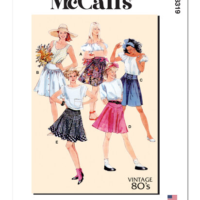 McCall's Misses' Skirts M8319 - Sewing Pattern