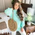 Mint to V Pullover