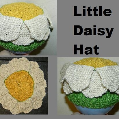 Little Daisy Hat - knitting pattern