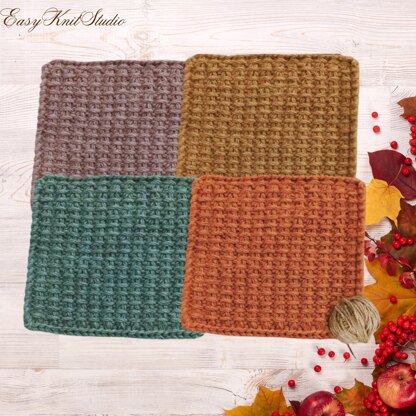 Mug Rug Knitting Pattern