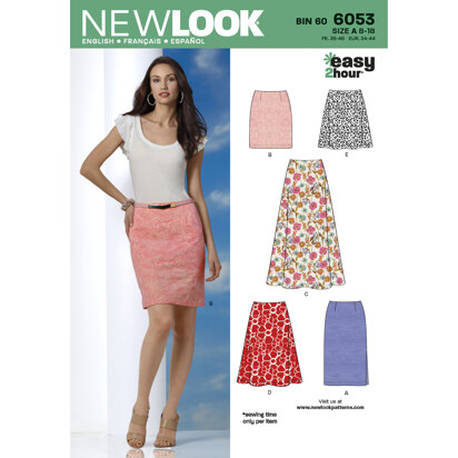 S9377, Simplicity Sewing Pattern Misses' Flared Skirts in Two Lengths